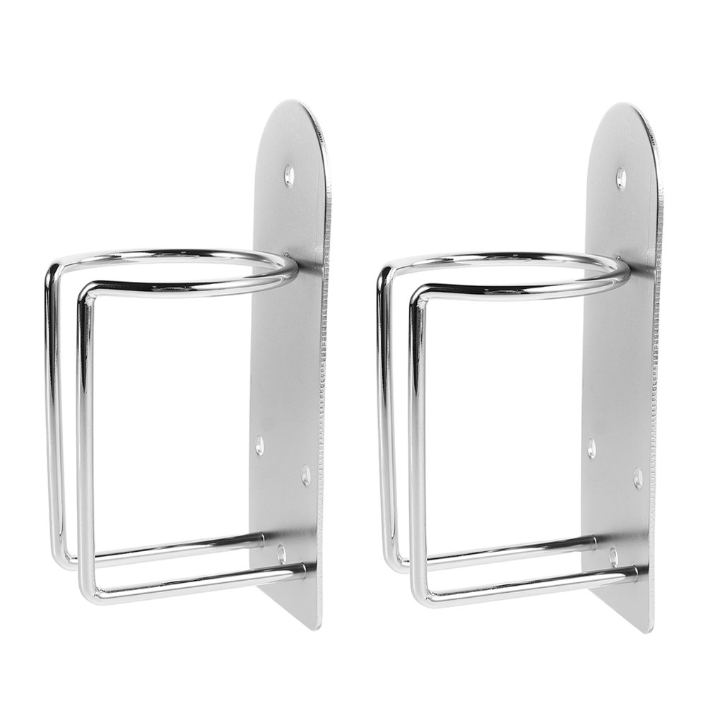 Men'S Grooming Organizer - 2Pcs Stainless Steel Hair Clipper Holder