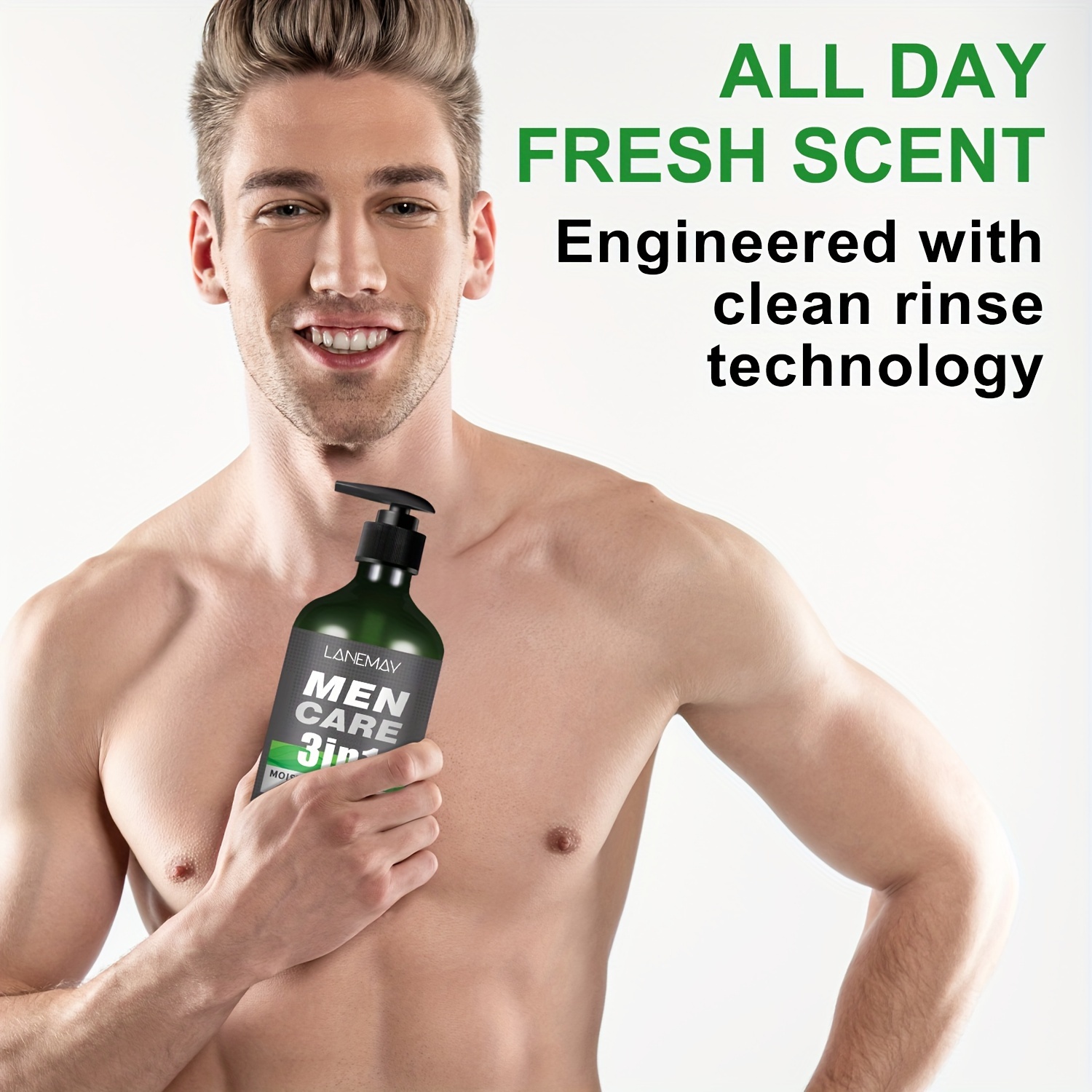 Men 3-in-1 Body,Hair and Face  - đánh giá và giá Men'S Grooming Gel