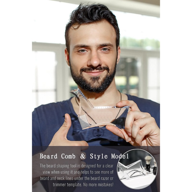Beard Shaping Tool Mustache St - đánh giá và giá Men'S Grooming Facial