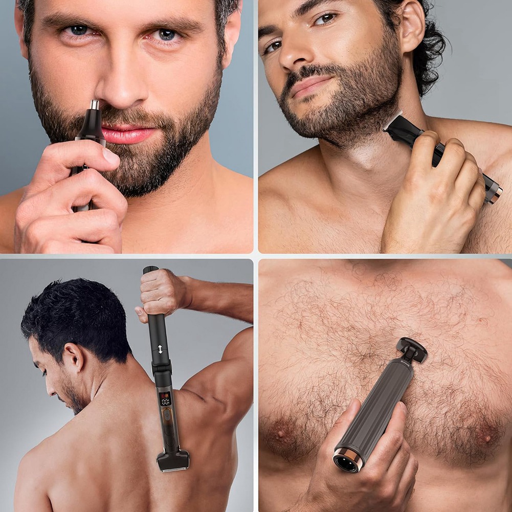 【RABATT】Mens Electric Back Sha - đánh giá và giá Men'S Grooming Facial